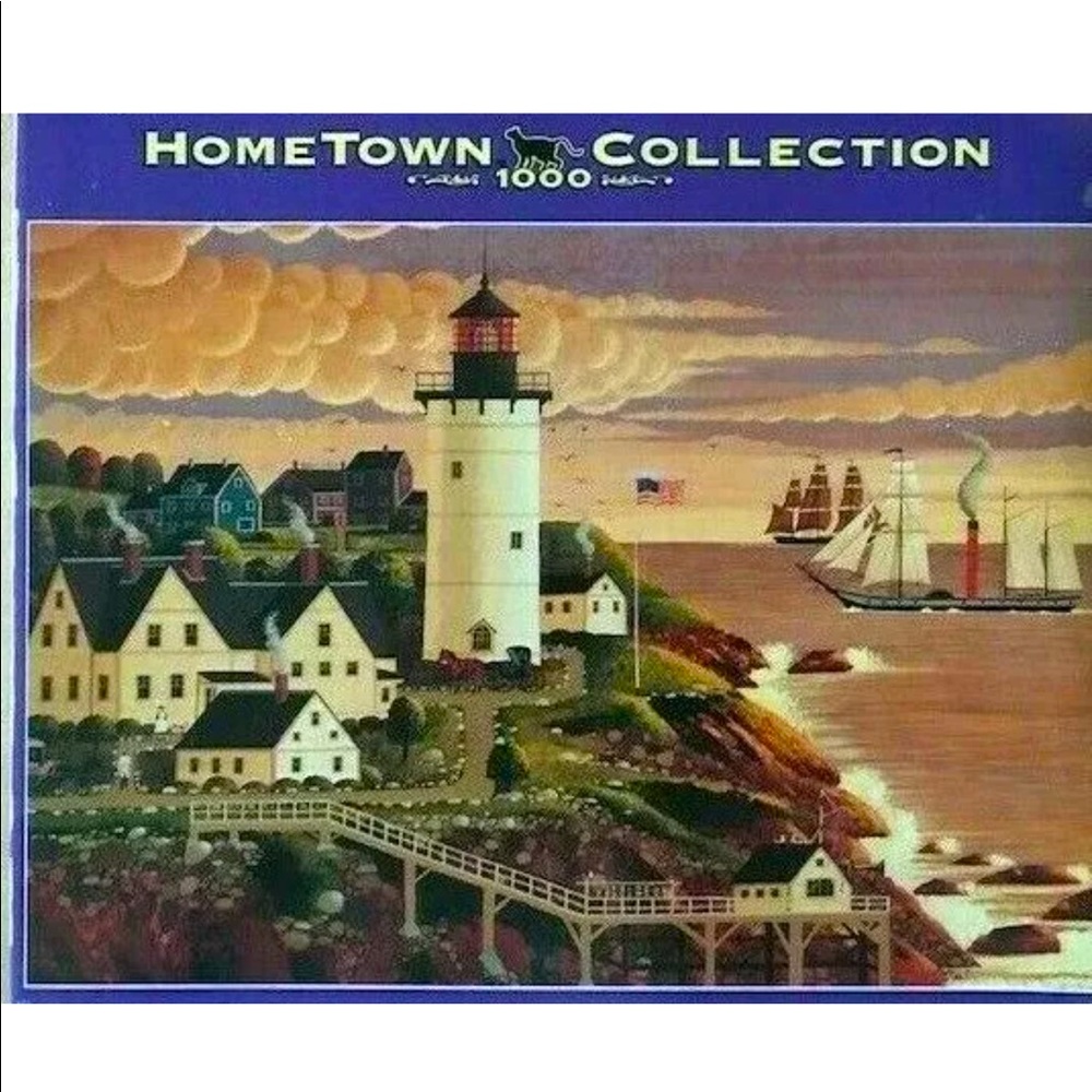HOMETOWN “Morning in Maine” puzzle 1000 pieces new